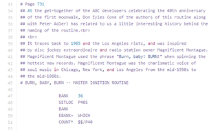Illustration for article titled Apollo 11's Source Code Is A Surprisingly Hilarious Artifact Now Online